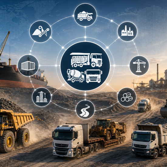 Transport miniers, industriels & BTP